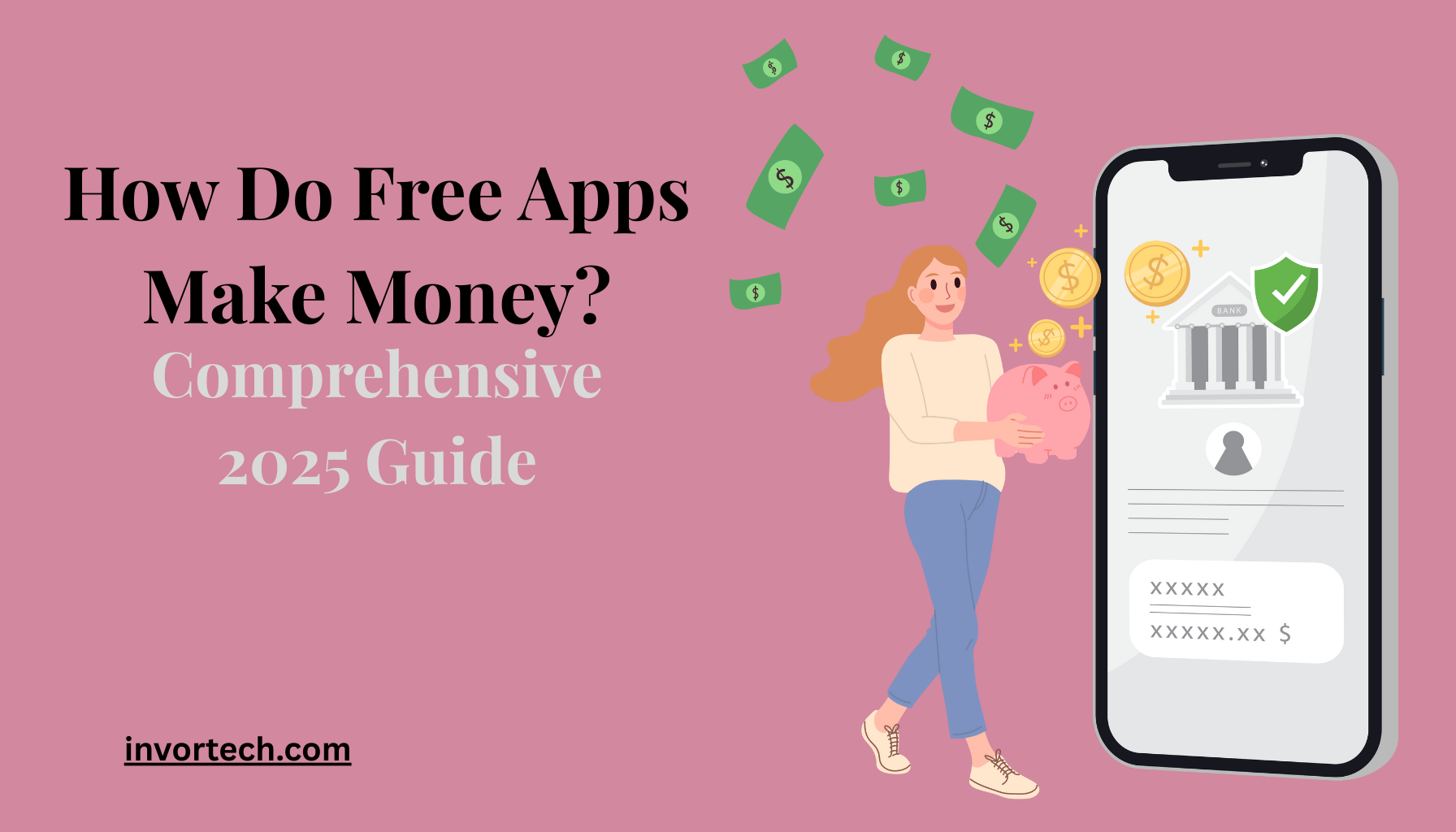 How do free apps make money in 2025 through ads and in-app purchases – illustration